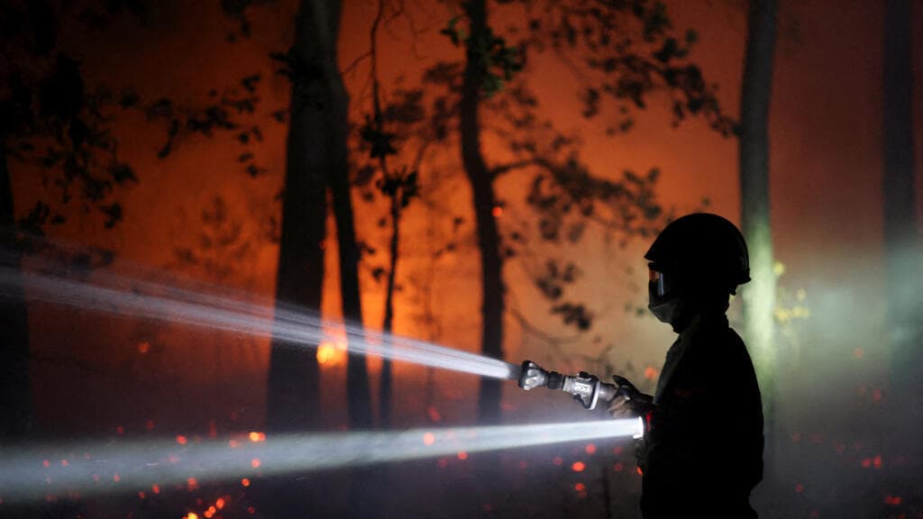 Firefighters Respond to Wildfires in Fontainebleau Forest Amid Arson Suspicions