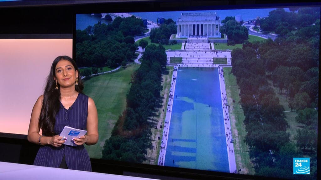 Trump Attributes Lincoln Memorial Reflecting Pool Issues to Vandalism
