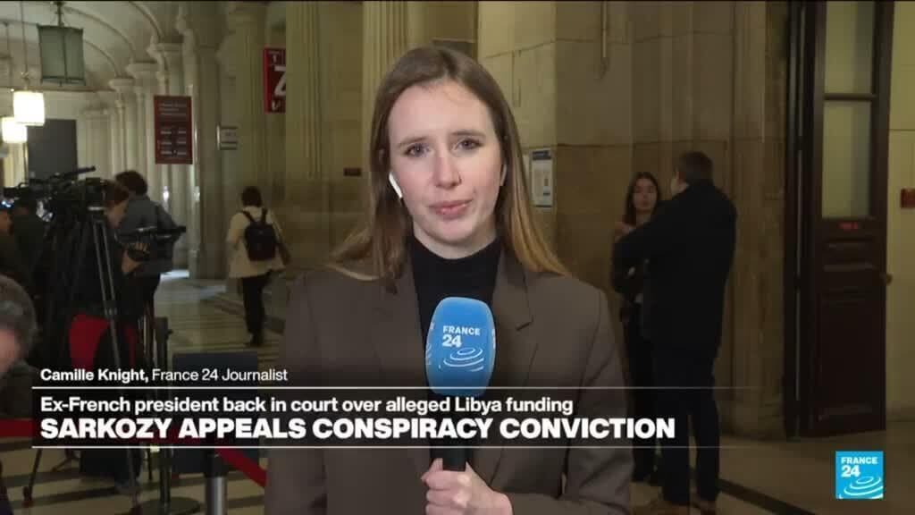 Former president Sarkozy appeals conviction in Libyan funding case