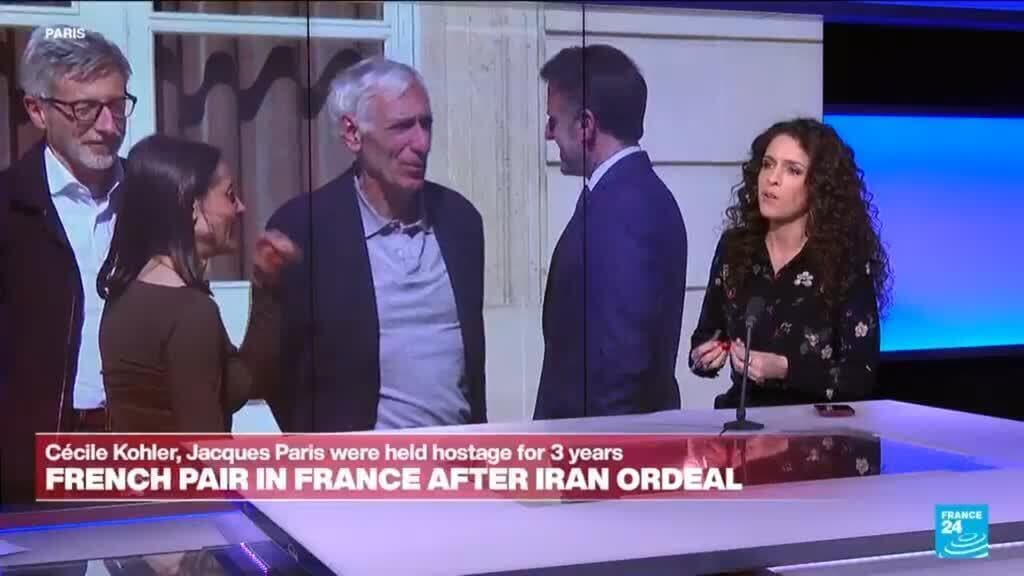 No link between release of French pair held in Iran and Mideast war, France says