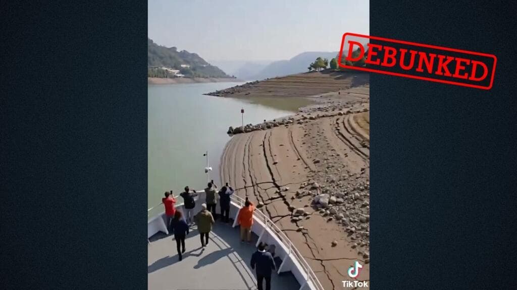 Lake Como in Italy is not dry, despite misleading social media claims.