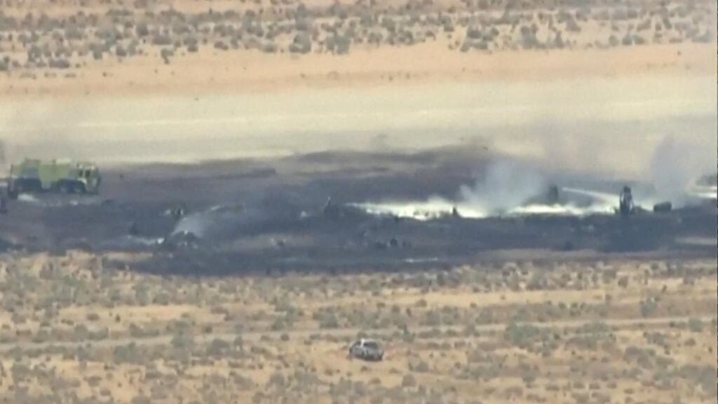 Eight fatalities reported in B-52 bomber crash at California air force base