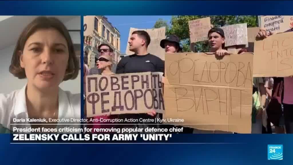 Zelensky Reshuffles Government, Dismissing Defense Minister Amid Public Discontent