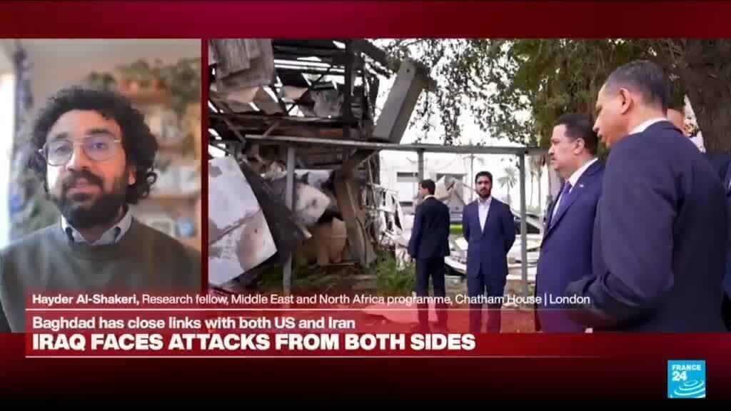 Iraq caught between US and Iran, facing attacks from both warring sides & Iran-aligned actors within