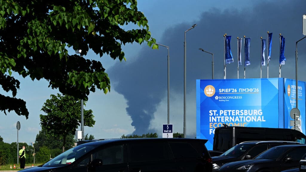 Ukrainian Drones Strike Oil Terminal in Saint Petersburg Ahead of Economic Forum