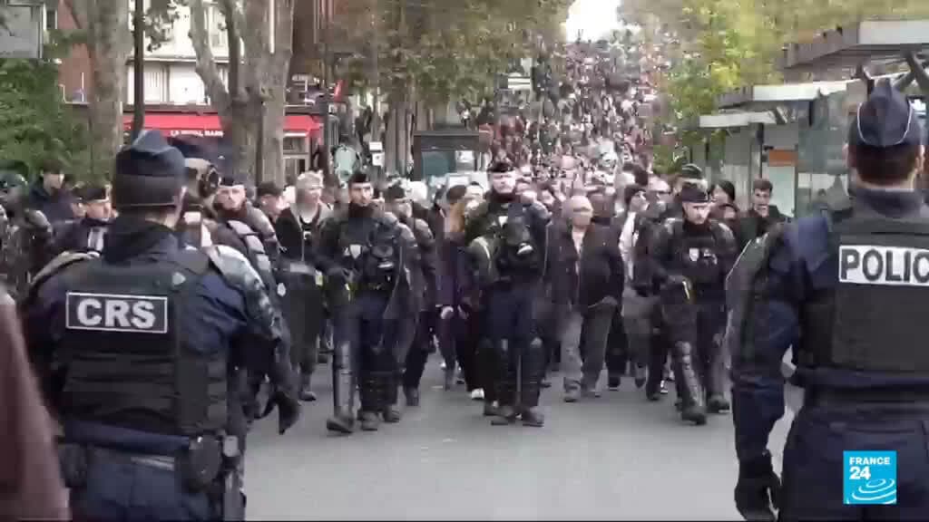 Clashes Erupt as Protests Conclude Across Major French Cities