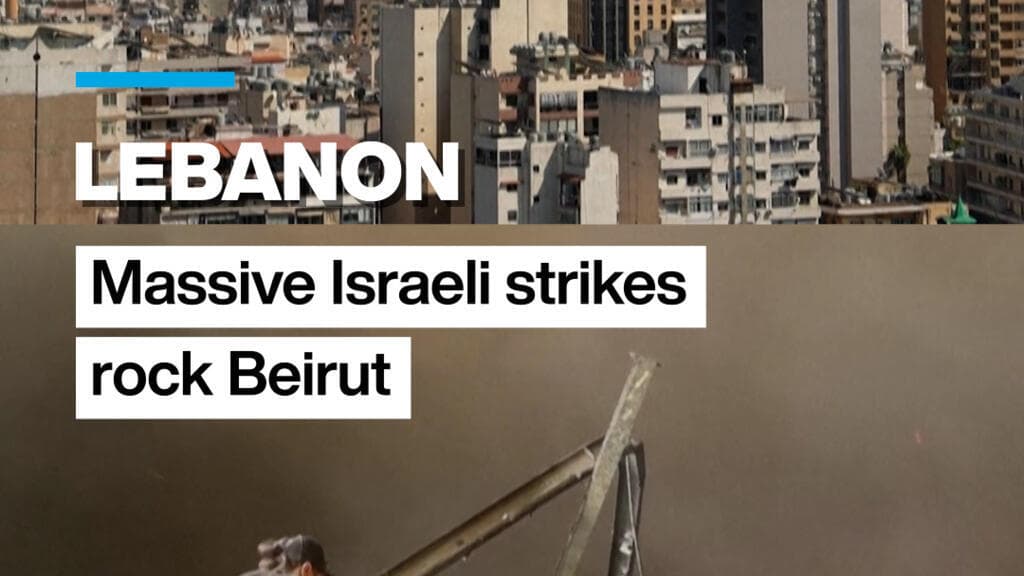 Israel pounds Lebanon with heaviest air strikes of the war