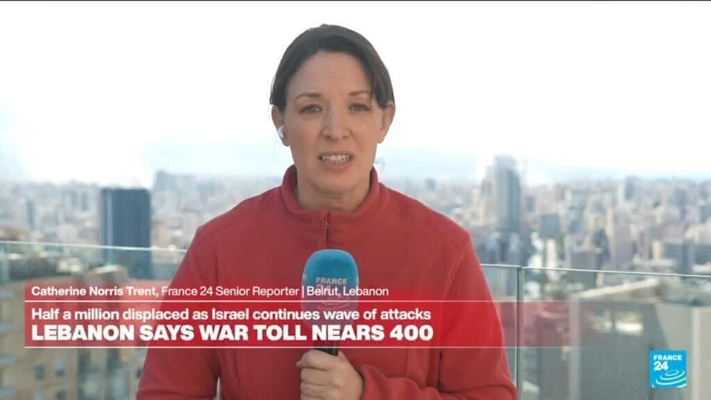 Half a million displaced in Lebanon amid intensifying Israeli strikes