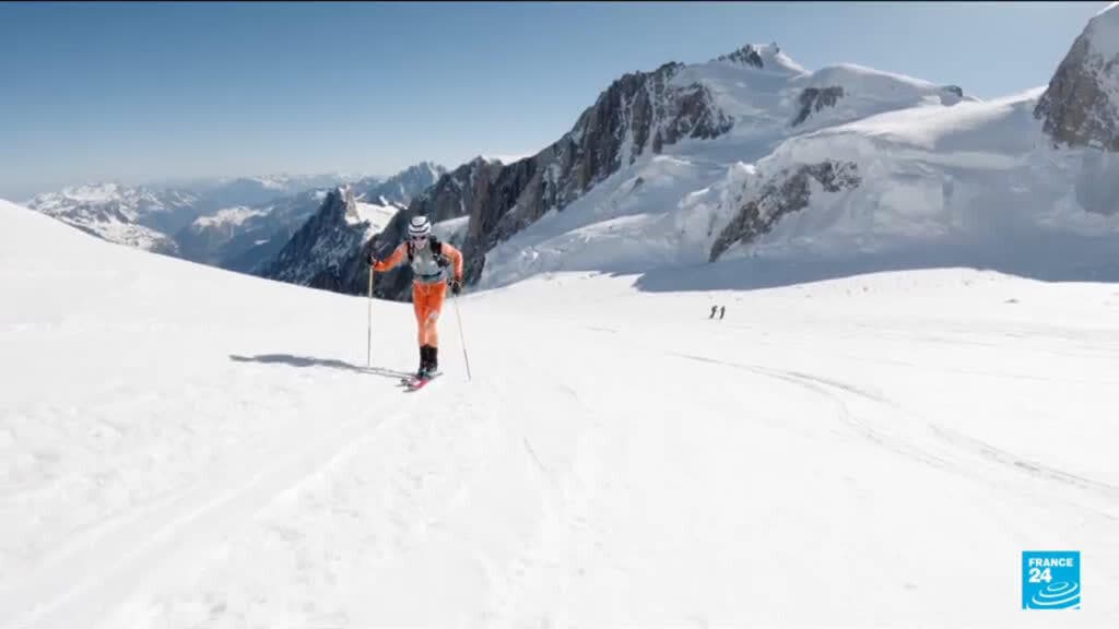 Two French alpinists break Mont Blanc speed climbing record