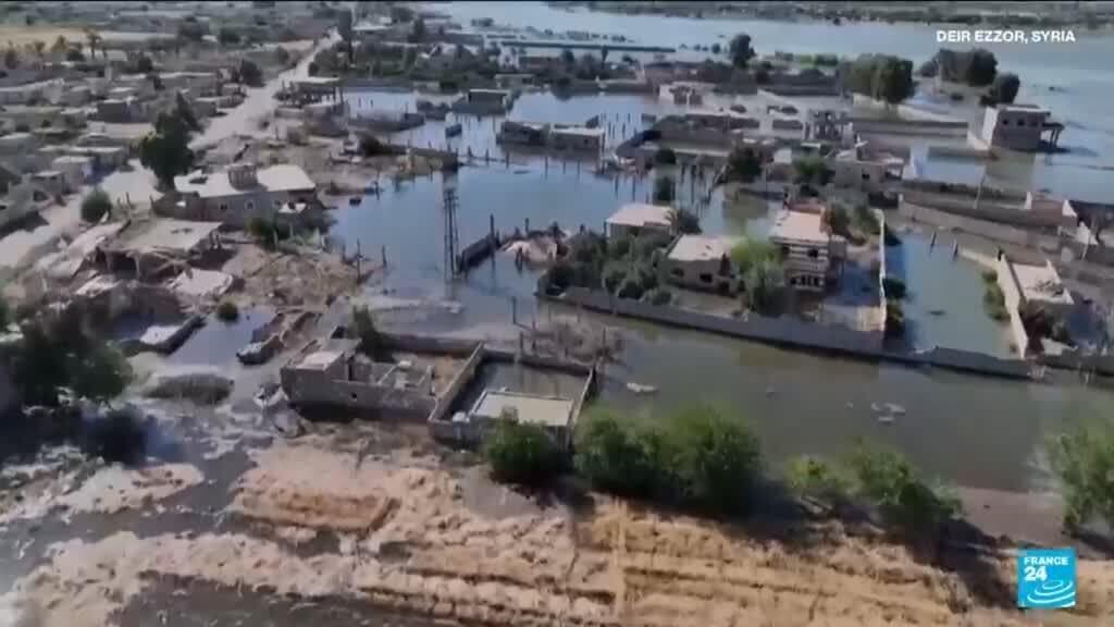 Severe Flooding Strikes Eastern Syria as Euphrates River Levels Surge