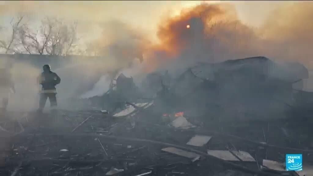 Ukraine recovering from Russian strike, concerned Putin is benefiting from Iran war