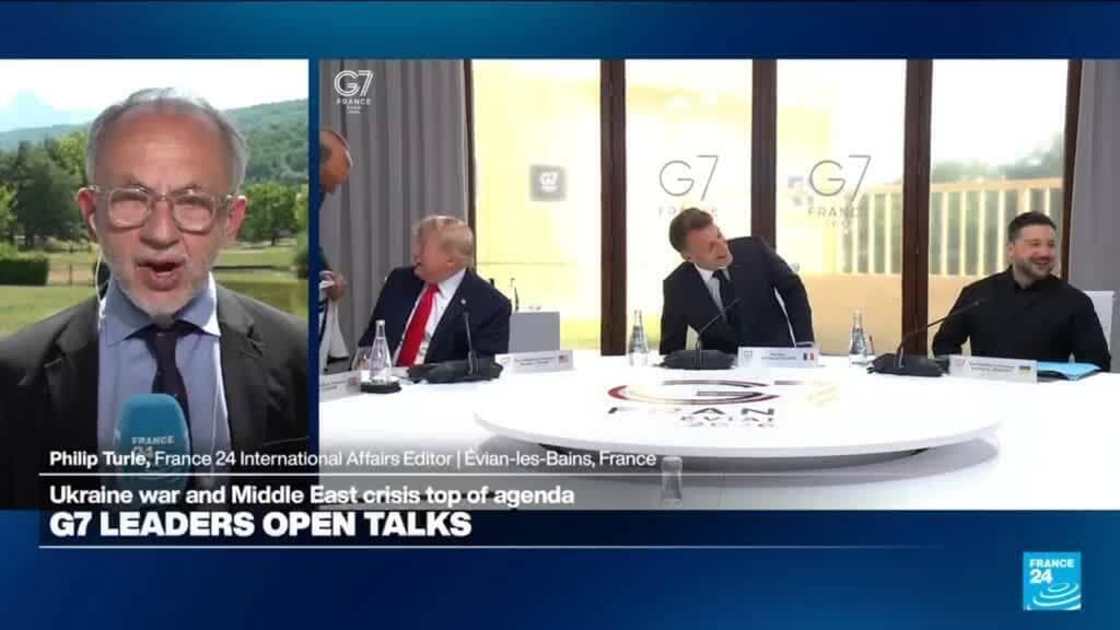 Trump urges Russia to negotiate peace following G7 talks with Zelensky