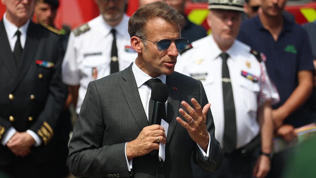 Macron Vows 'Zero Tolerance' for Forest Arsonists After Wildfires