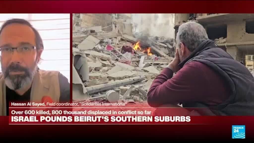 As 800,000 flee, half of Lebanon lives in war zones without markets, supplies or healthcare