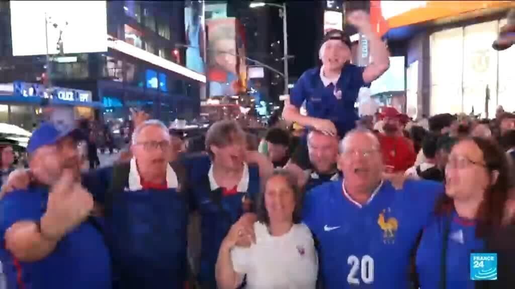 French Fans Gather in New York for World Cup Opener Against Senegal