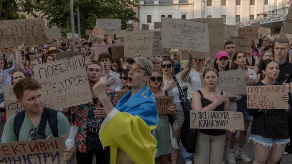 Protests Continue in Kyiv Over Dismissal of Popular Defense Minister