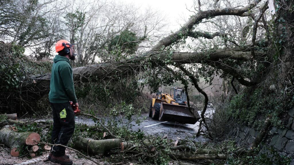 Storm Goretti kills man in UK and leaves 100,000 French homes without power