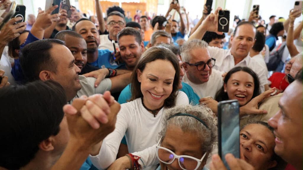 Venezuelan Opposition Leader Maria Corina Machado Returns After 10 Months in Exile