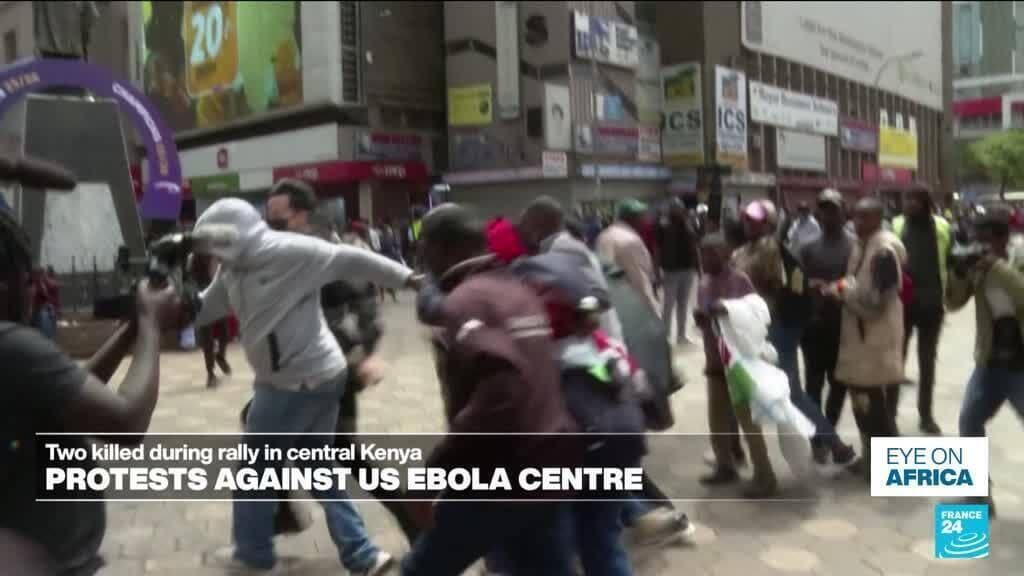 Two fatalities reported in Kenya protests against US Ebola quarantine center