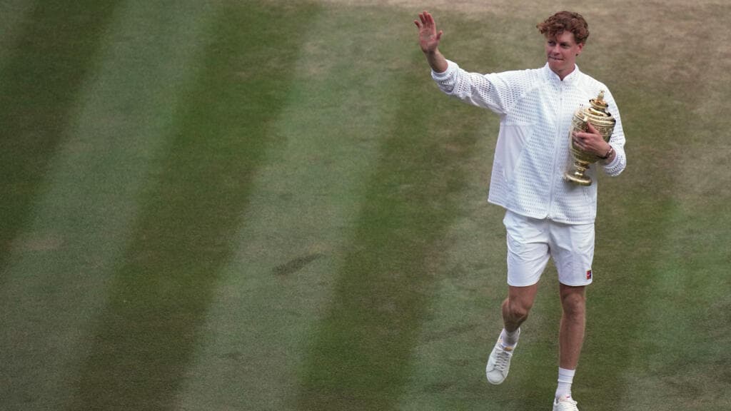 Jannik Sinner wins Wimbledon title for second consecutive year, defeating Alexander Zverev