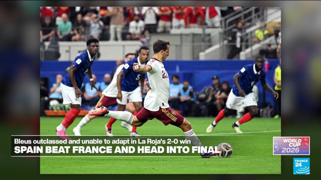 Spain Defeats France 2-0 to Advance to World Cup Final