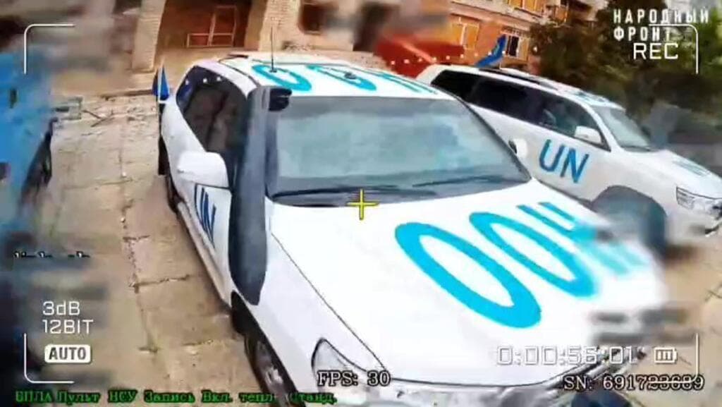 Russian Drones Attack UN Humanitarian Convoy in Southern Ukraine