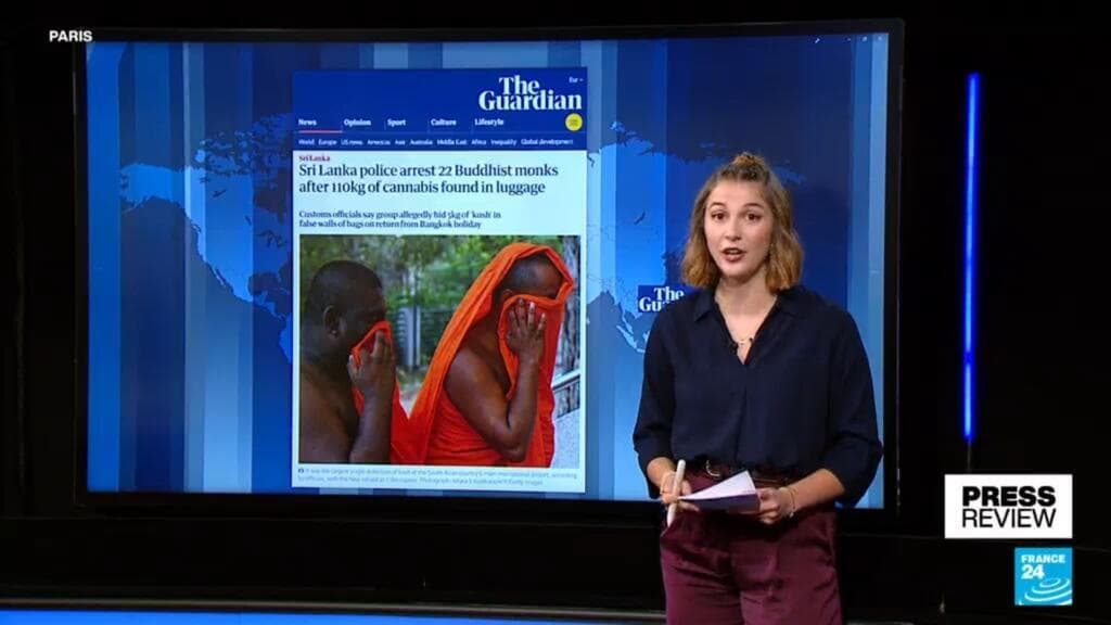 Buddhist monks-in-training caught with 110kg of cannabis in Sri Lanka