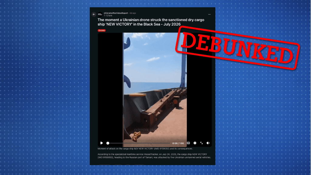 Video Misidentified as Drone Attack on Ships in Egypt Actually Shows Different Incident
