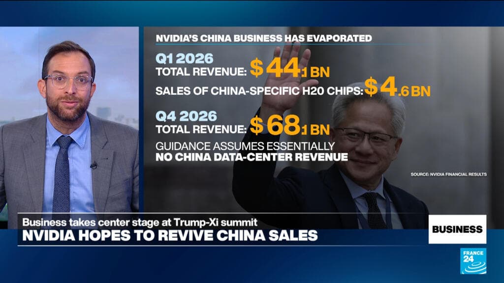 Nvidia CEO Jensen Huang participates in Trump-Xi summit to boost chip sales to China
