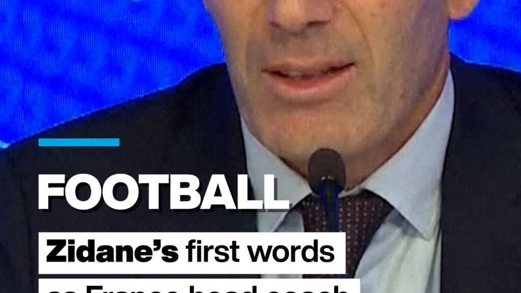 Zinedine Zidane Expresses Joy at Being Appointed France Head Coach