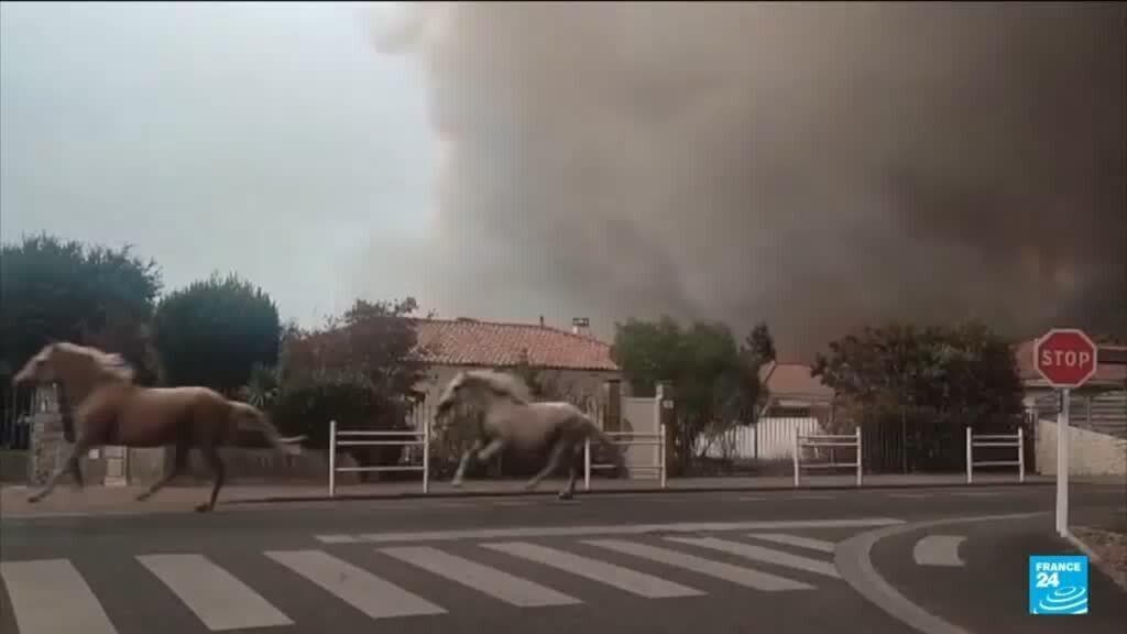 Wildfires in Southwest France Force Evacuation of 55,000 Residents