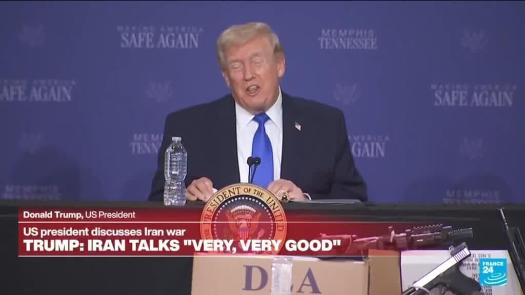Replay: Trump addresses war in Iran