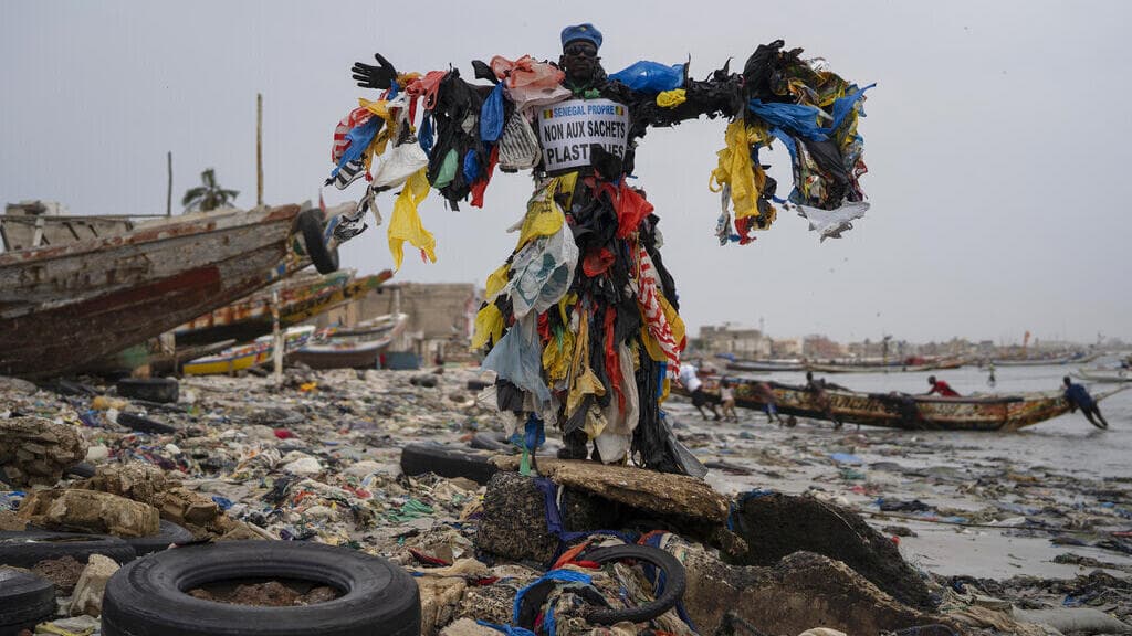 Senegal's Modou Fall Raises Awareness of Plastic Pollution Through Unique Activism