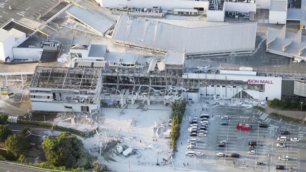 Casualties reported in Japan mall collapse following 7.1-magnitude earthquake