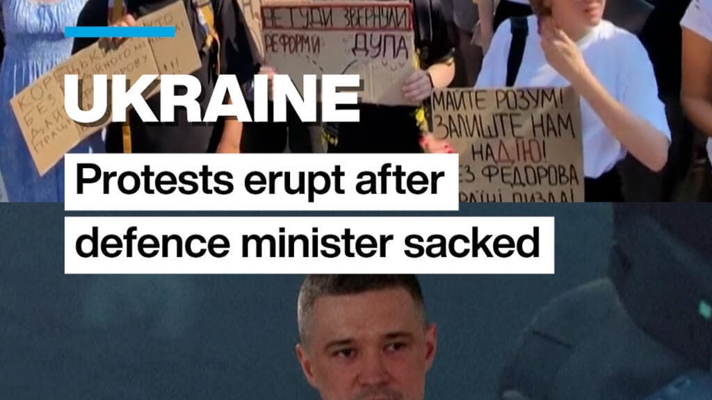 Protests Erupt in Ukraine Following Dismissal of Defence Minister