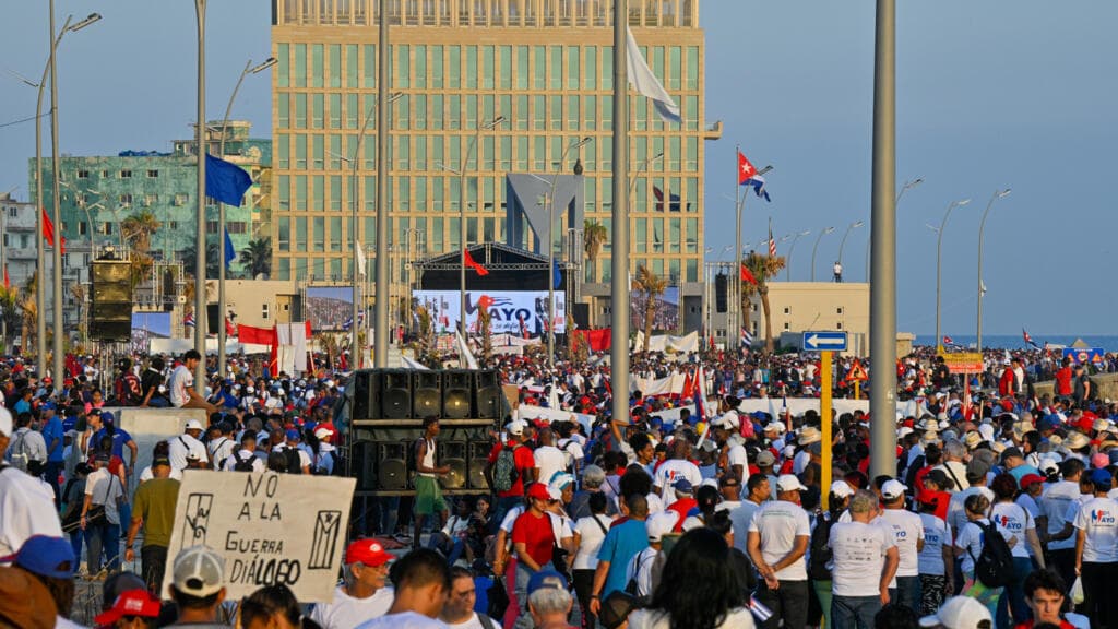 US sanctions are 'collective punishment', Cuba's FM says during May 1 marches