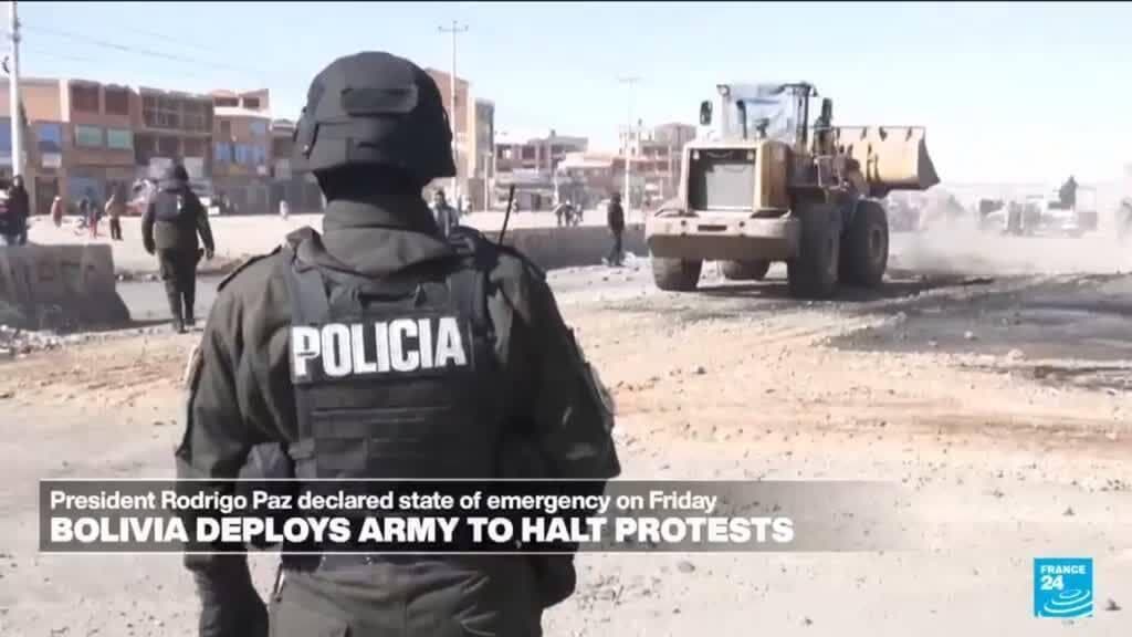 Bolivia Sends Military to Disperse Protests Following State of Emergency
