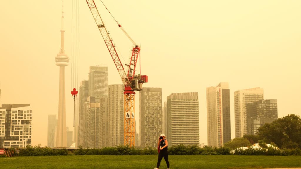 Toronto's Air Quality Declines to Among Worst Globally Due to Wildfire Smoke