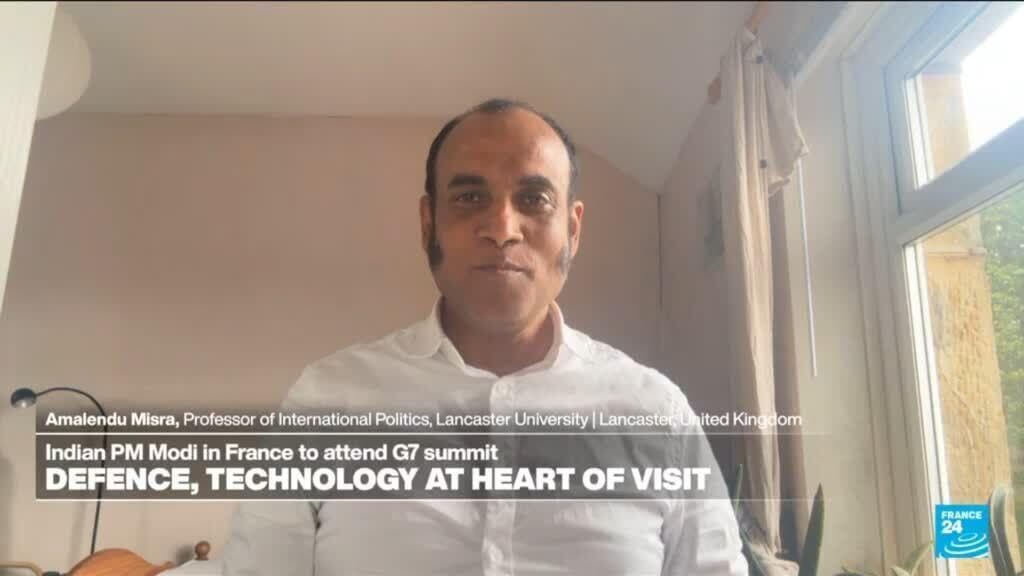 Indian Prime Minister Modi Attends G7 Summit in France