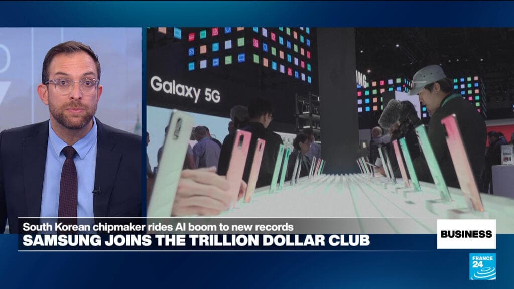 Samsung Electronics reaches $1 trillion market cap thanks to surging demand for AI chips