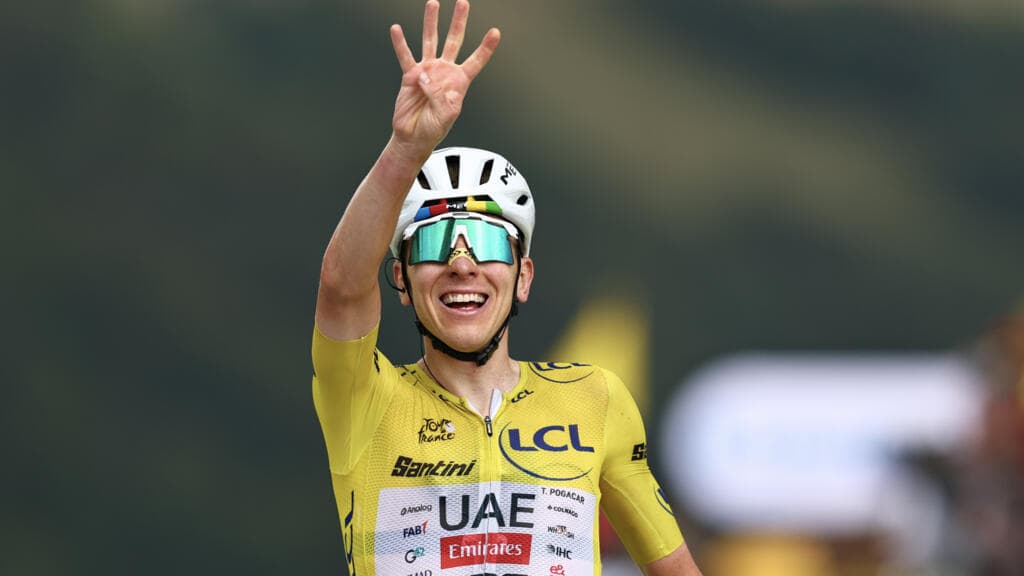 Tadej Pogacar Claims Victory in 14th Stage of Tour de France, Expanding Lead