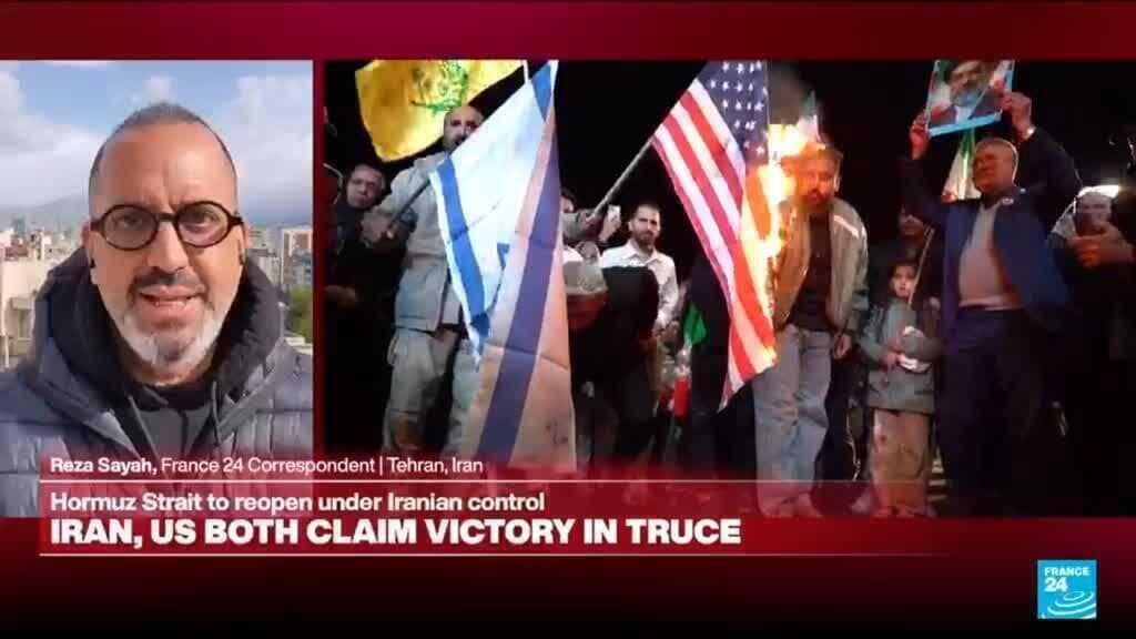 Declarations of victory in Iran after ceasefire agreed with US
