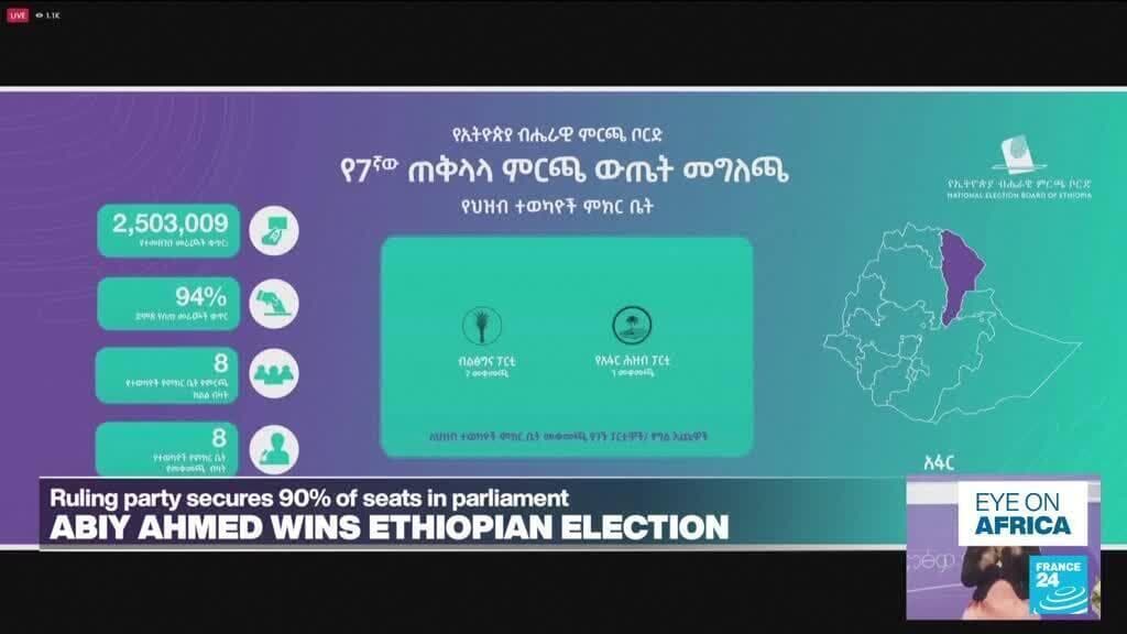 Ethiopian Prime Minister's Party Wins Majority in National Elections
