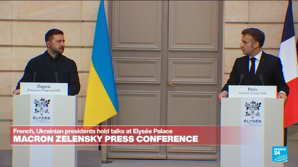 REPLAY: Macron, Zelensky hold press conference in Paris
