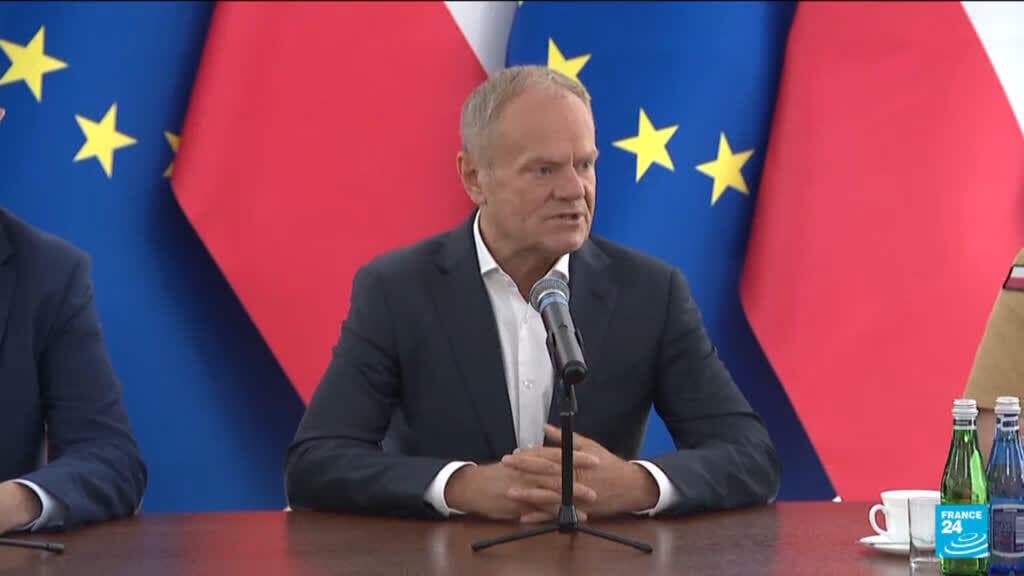Polish Prime Minister Tusk reports possible Russian missile crash in eastern Poland