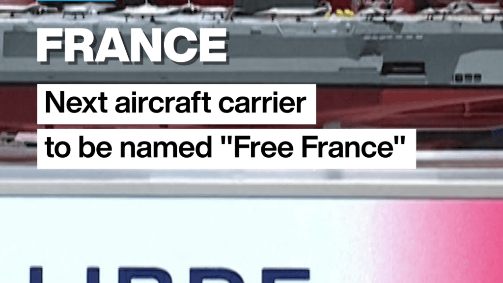Next French aircraft carrier will be called "Free France"