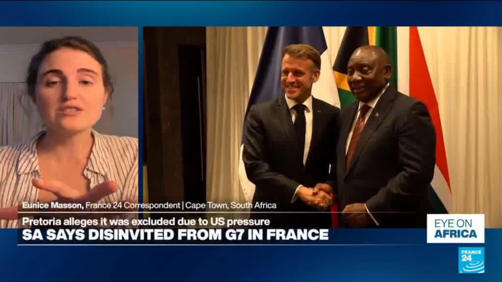 South Africa says France withdrew its G7 invitation due to US pressure