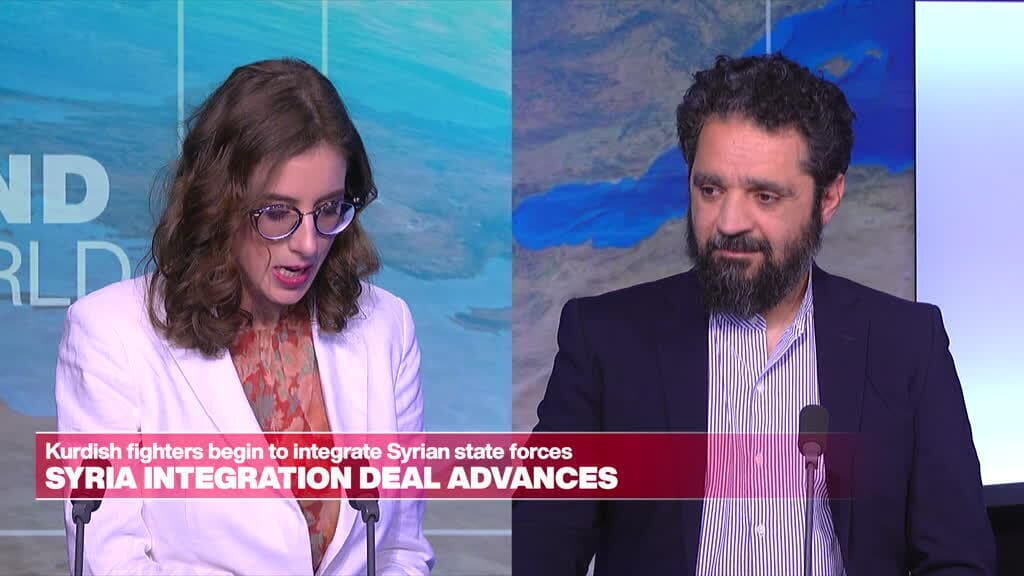 Syria integration deal: Kurdish fighters begin to integrate state forces