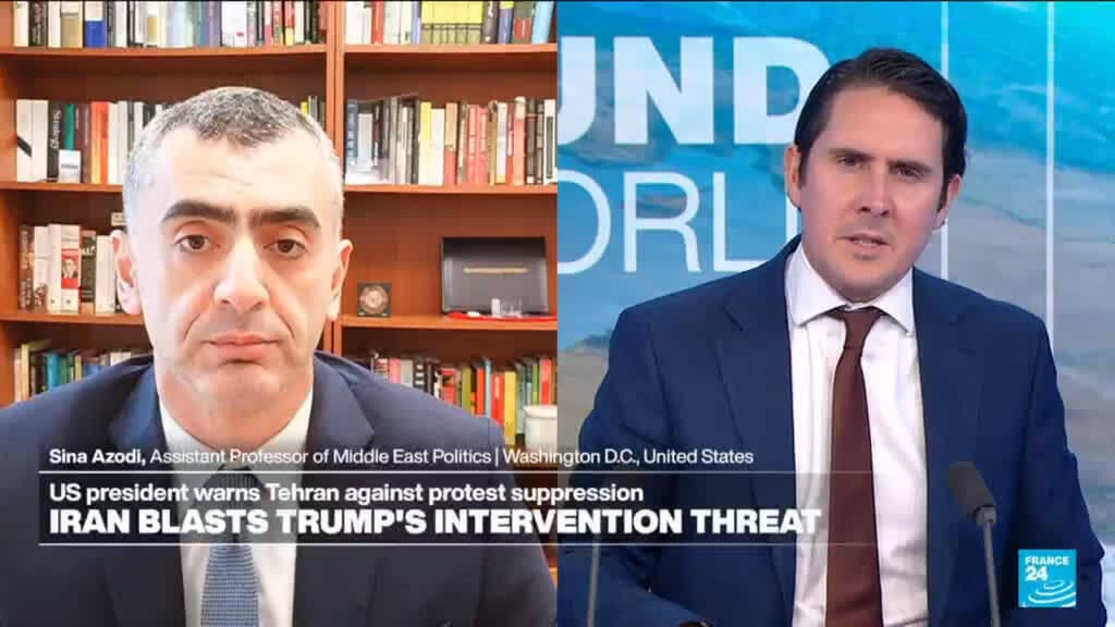 Iran blasts Trump's intervention threat