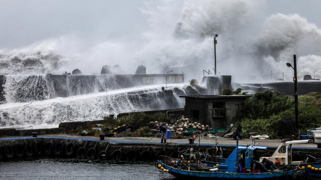 Typhoon Bavi Triggers Evacuations in Taiwan and Impacts Japan's Okinawa Islands